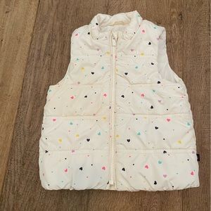 Baby Gap, size 3T, rainbow heart vest!